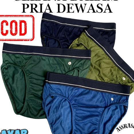 Cod 12 Pcs Celana Dalam Pria Dewasa Bahan Adem 1 Lusin Cd Pinggang Boxer Pria Dewasa Size M L Xl Xxl