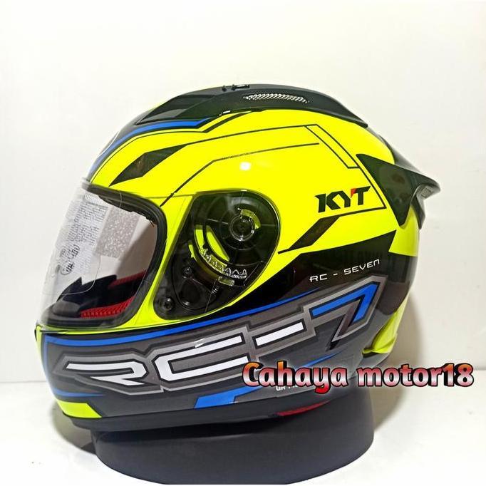 Helm kyt Rc7 RC seven #14 yellow|KYT FULL FACE