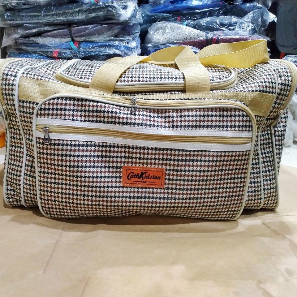 Tas Pakaian Travel Kapasitas Besar Bahan Jeans