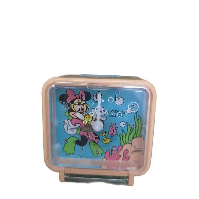 Lorus Jam Meja Clock Beker Weker LXZ113RNL LXZ113 RNL MICKEY MOUSE Alarm Bunyi