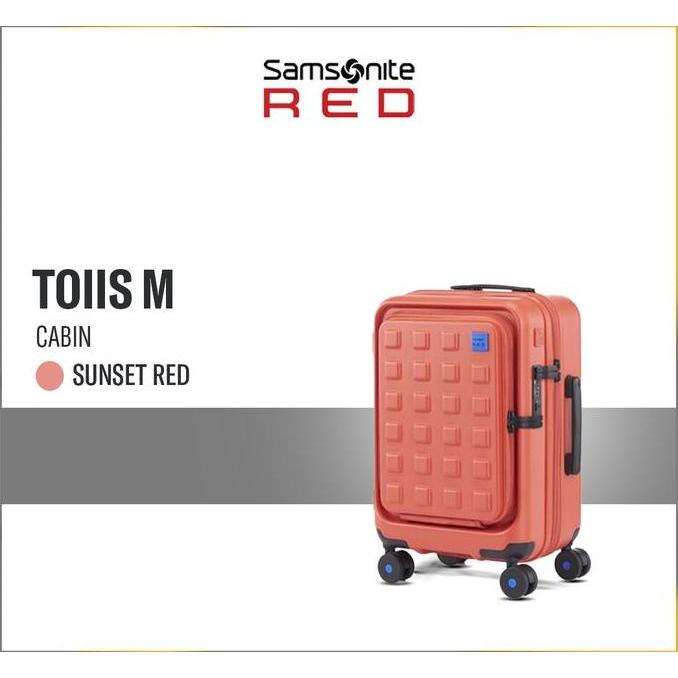 Samsonite Red Label Koper Hardcase Toiis M Cabin 20 inch - Sunset Red