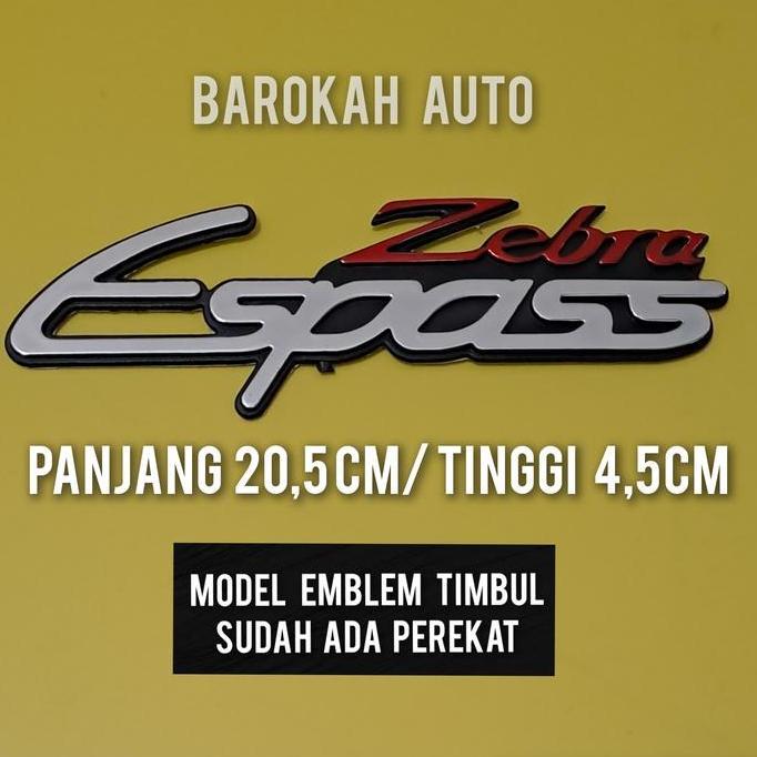 Zebra Espass Logo Mobil Emblem Zebra Espass Hemat