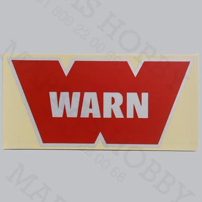 Stiker Warn Winch Go Prepared Termurah