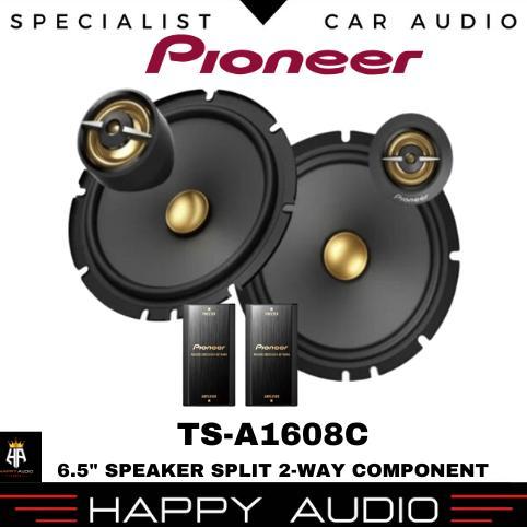 Speaker Split 2-way Component System 6.5 Inch PIONEER TS-A1608C Midbass + Tweeter + Crossover Origin