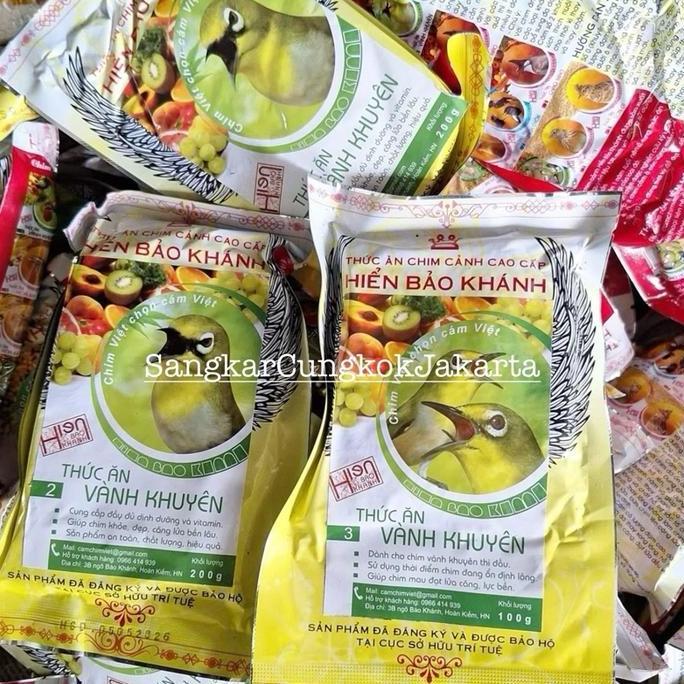 Voer HBK 1 HBK 2 Pleci Pakan Burung Import Mata Puteh High Protein