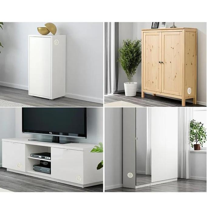 Lansungkirim- 10Pcs Lubang Ventilasi Bulat Lemari / Ventilasi Udara Lemari / Tutup Lubang Udara Sari