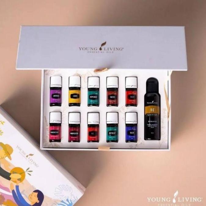 SEGEL young living paket pep box 10 oil 5ml dan v6 58ml original oil essentials original oils