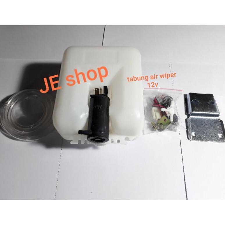 Tabung air wiper set komplit -12v( kijang LGX,kijang super,7K,5K)