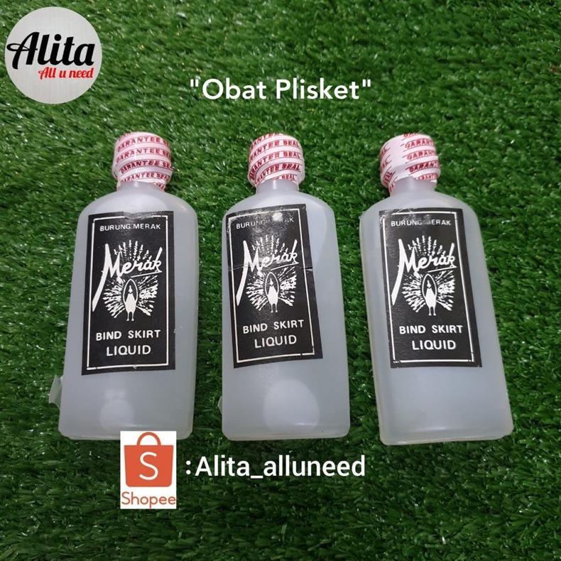 Obat Plisket/ Pleating/ Gorden/ Kain Cap Merak (1 botol)