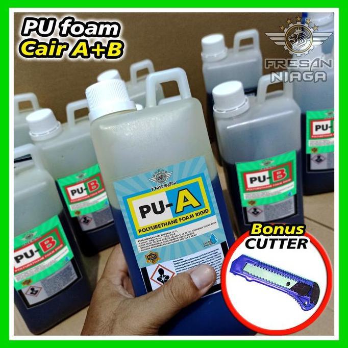 Promo Pu Ab Pu A+B Bahan Insulasi Bangunan Cairan Pu-A Dan Pu-B Polyurethane Foam Rigid Busa Keras P