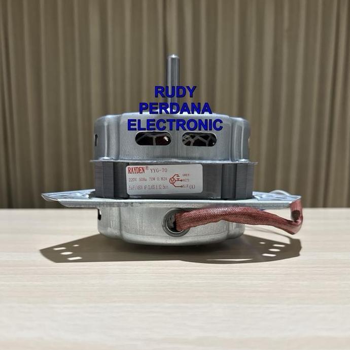 DINAMO SPIN MOTOR MESIN CUCI PENGERING 70W 70 WATT 10MM 5UF A AL ALUMINIUM ALUMUNIUM RAYDEN YYG-70 M