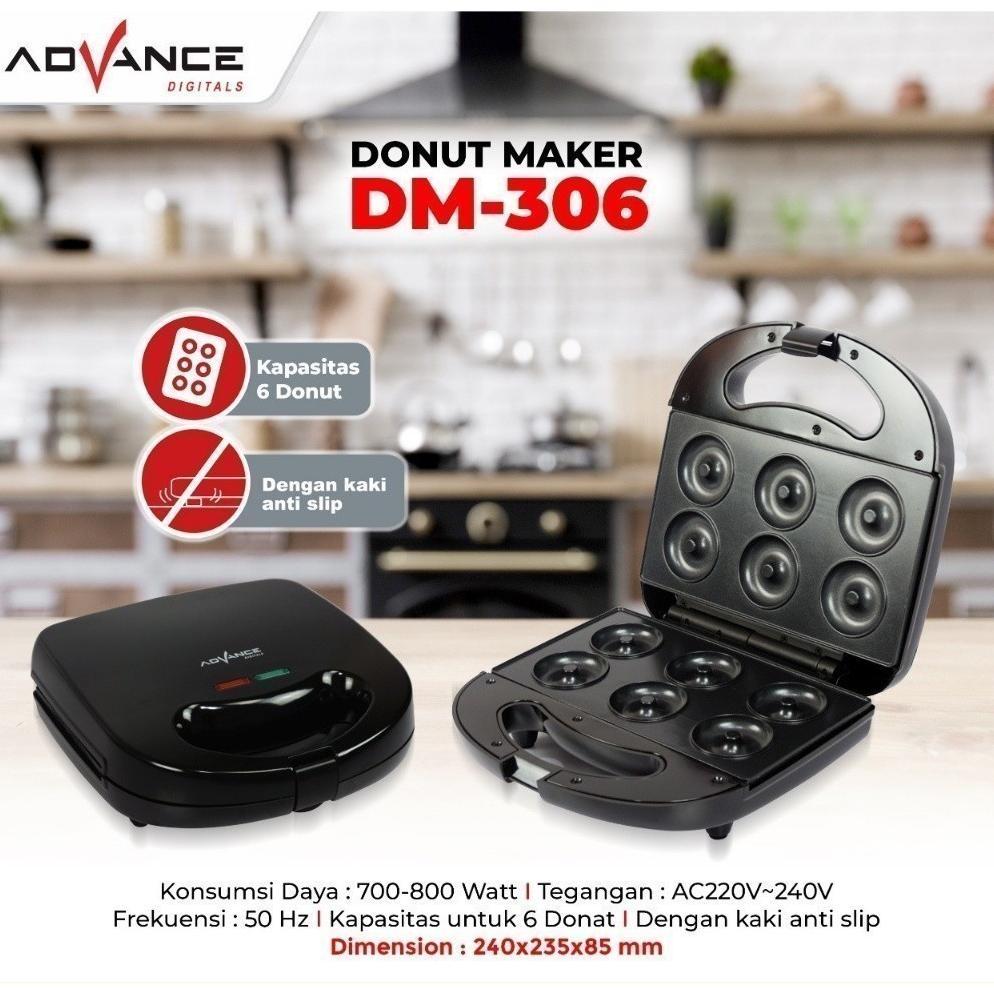 DONUT MAKER / Alat Pembuat donut / Donat elektrik Advance DM306 / DM-306 Diskon