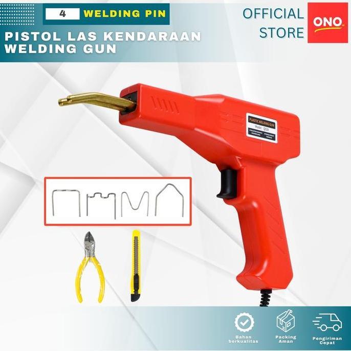 BEBAS ONGKIR - ONOID Las Kendaraan Otomotif Plastik Weldinggun Set Cutter Tang Mobil Motor 220V 50W