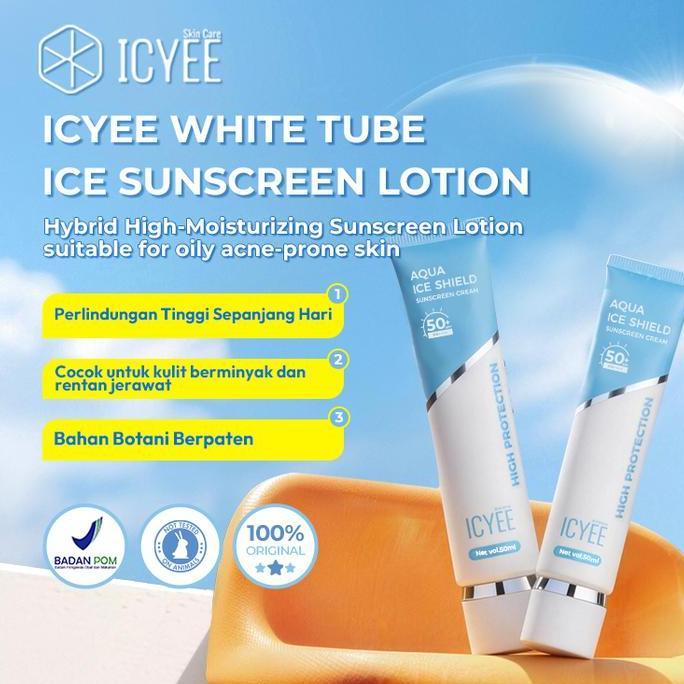 ICYEE [ACNE LIGHT SUNSCREEN NEW LAUNCH] Oily Control Aqua Ice Shield Sunscreen Cream 50ml SPF50+ PA+