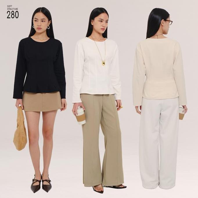 Superior- Claryn  - Lucy Top Fitted T-Shirt