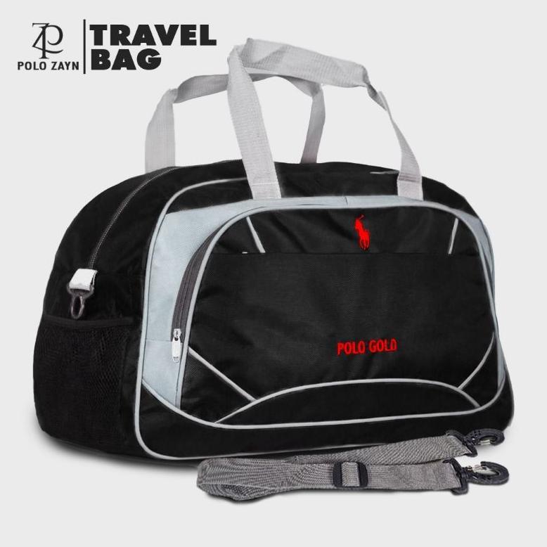 Tas Pakaian Travel Bag 50 Liter Tas Jinjing Pria polo gold Jumbo Original
