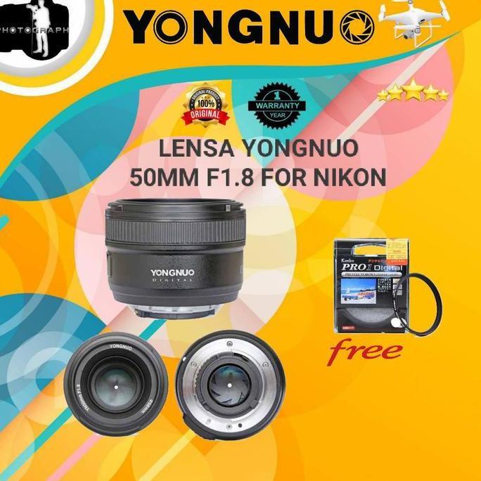 Lensa Yongnuo 50mm f1.8 For NIKON/YongNuo 50mm For NIKON