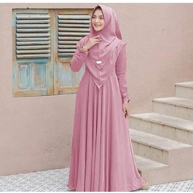 ORIGINAL VIP_TOP [ M L XL XXL 3XL 4XL ] - BISA COD MAYRA SET SYARI PLUS HIJAB JUMBO 3XL 4XL TERBARU 