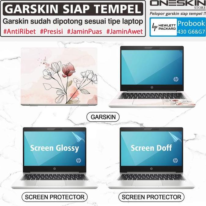 HARGA DISC - Garskin Sticker Laptop Keyboard Screen Protector HP ProBook 430 G6 G7