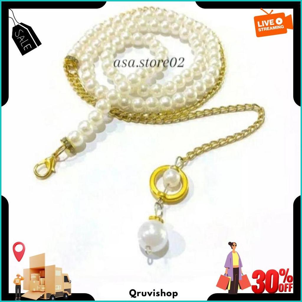 Ikat Pinggang Wanita Mutiara Nara/Belt Mutiara Ikat Pinggang Untuk Dress Hemat Banget