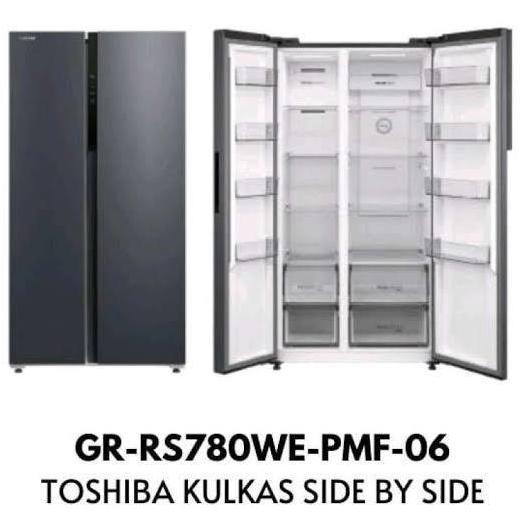Kulkas SIDE BY SIDE Toshiba GR-RS780WE-PMF
