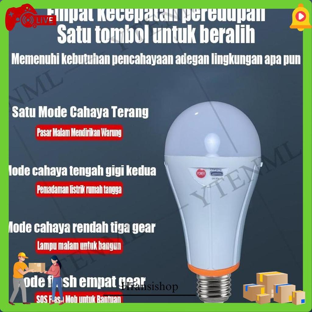 20W 2 BateraiEmergency Led Lampu Emergency Led Arashi Magic Bohlam Lampu Listrik Mati Darurat /Lampu