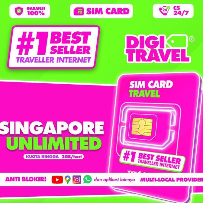 SIM Card Singapore Unlimited Data Internet SingTel StarHub M1 | Simcard Singapore Marina Bay | Kartu