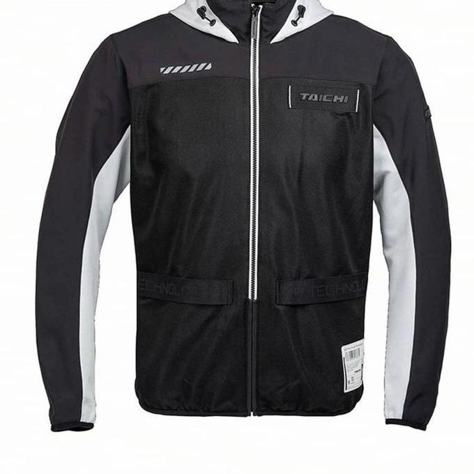 TAICHI JAKET RSJ334 BLACK WHITE | JAKET RIDING | ORIGINAL TAICHI 100%