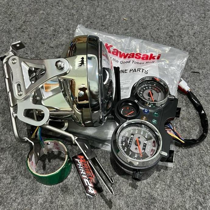 Fullset Lampu Bulat Ninja Ss R 150 Lengkap Head Lamp Reflektor Isi Daymaker Batok Lampu Belakang Bra