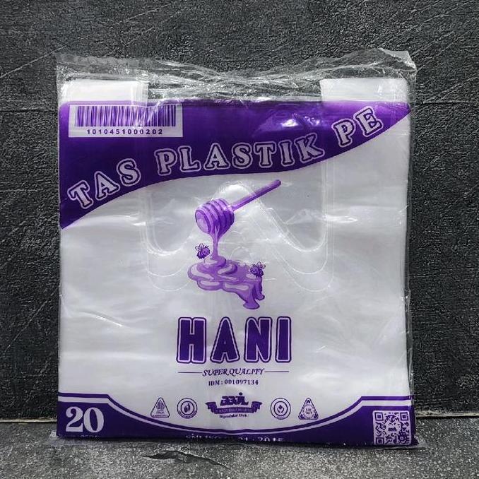Kresek PE Bening 20x40 per pak Kantong Plastik PEX Bawang 20 x 40