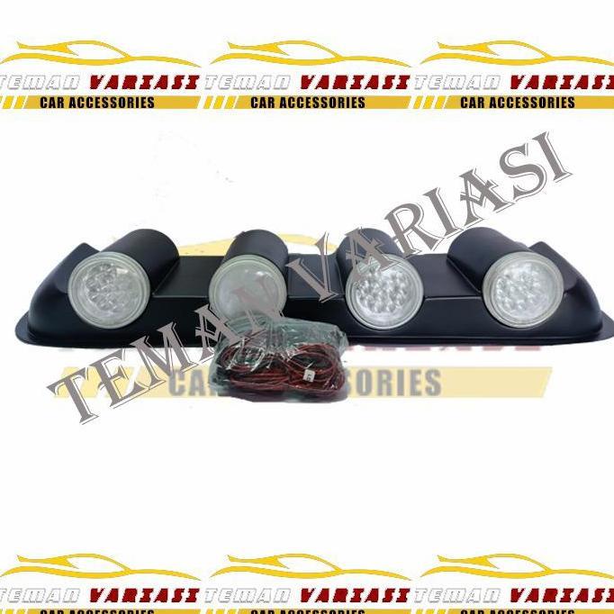 Lampu Atap Atas Mobil Sorot Sun Roof Universal Bulat Bagus Restock