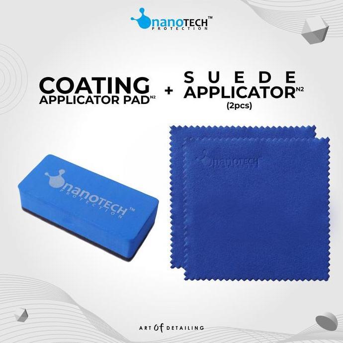 APPLICATOR BLOCK PAD NANO CERAMIC COATING + KAIN SUEDE CLOTH APLIKATOR