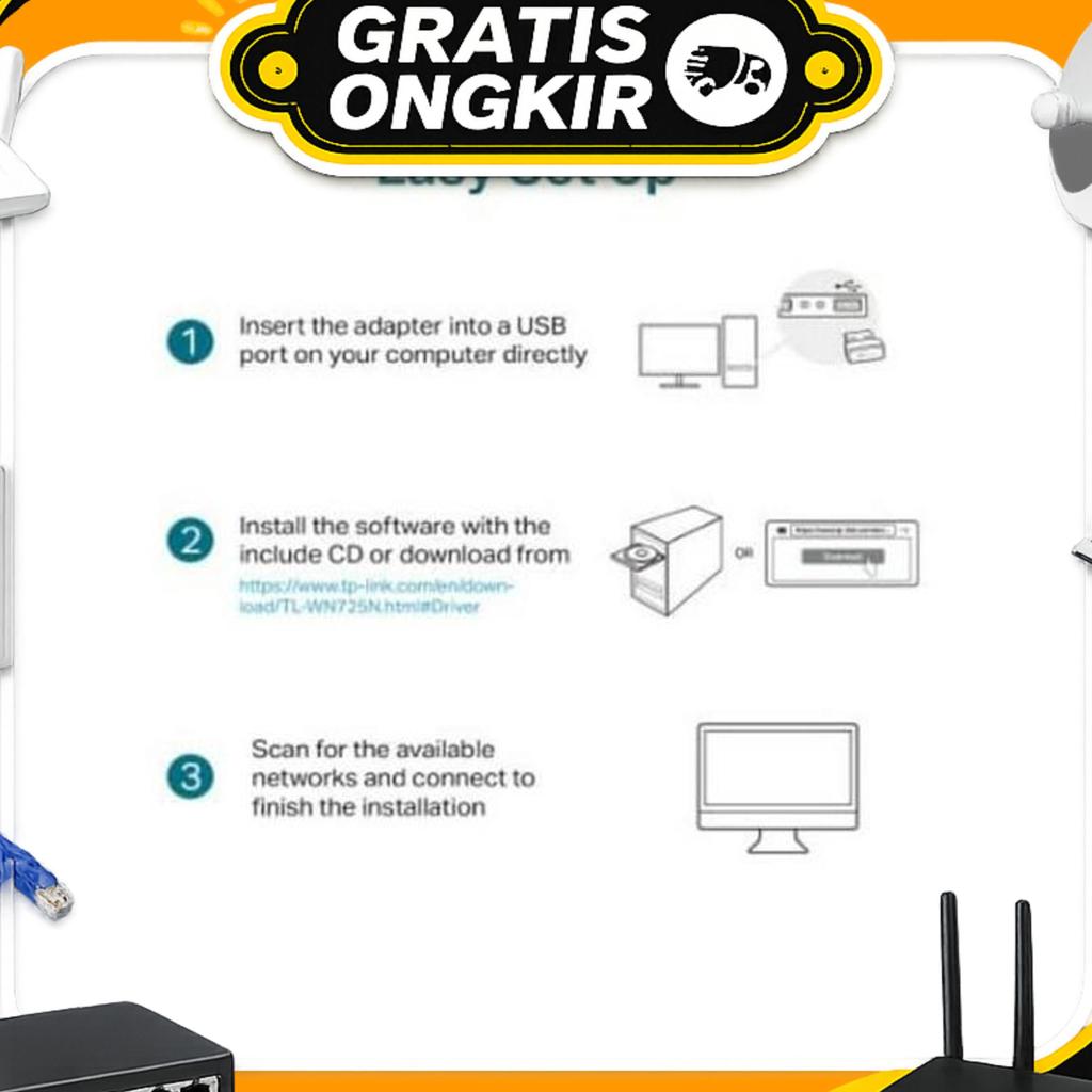 Usb Wifi Tp-Link Tl-Wn725N - Wn823N - Tx1U Nano