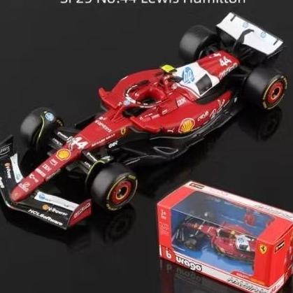 Bburago Ferrari Red Bull McLaren Mercedes F1 Mainan Mobil Balap Formula 1 Super Detail Super Lisensi