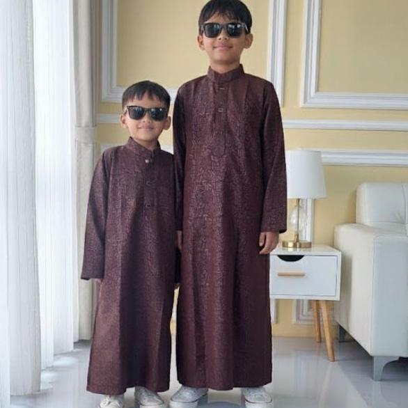 ORIGINAL GAMIS EMBOS ANAK LAKI-LAKI | JUBAH ANAK LAKI-LAKI LENGAN PANJANG BAHAN EMBOS | JUBAH PAKIST