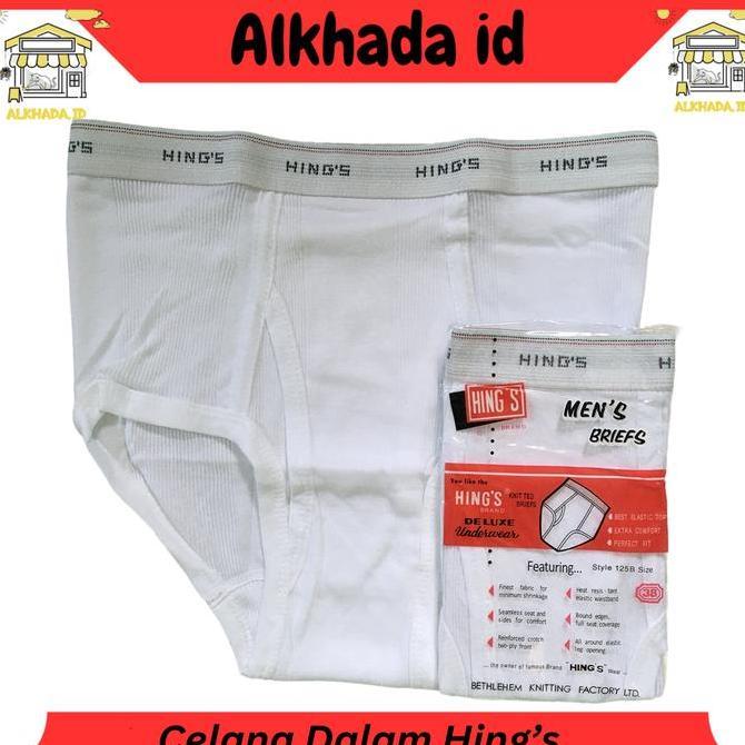 3 Pcs Celana Dalam Pria Dewasa Bahan Katun Merk Hings | Celana Dalem Laki Laki Jumbo Premium TERLARI