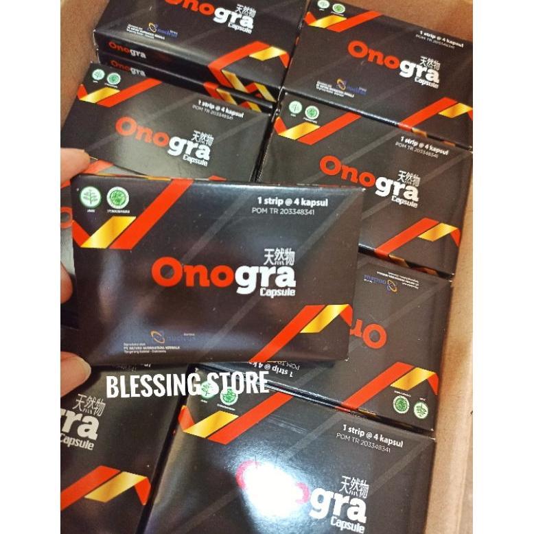 Selera Jualan - Vitamin Onogra Capsule 1 Box Isi 1 Strip 4 Kapsul Kesehatan, Kebugaran, Kesejahteraa