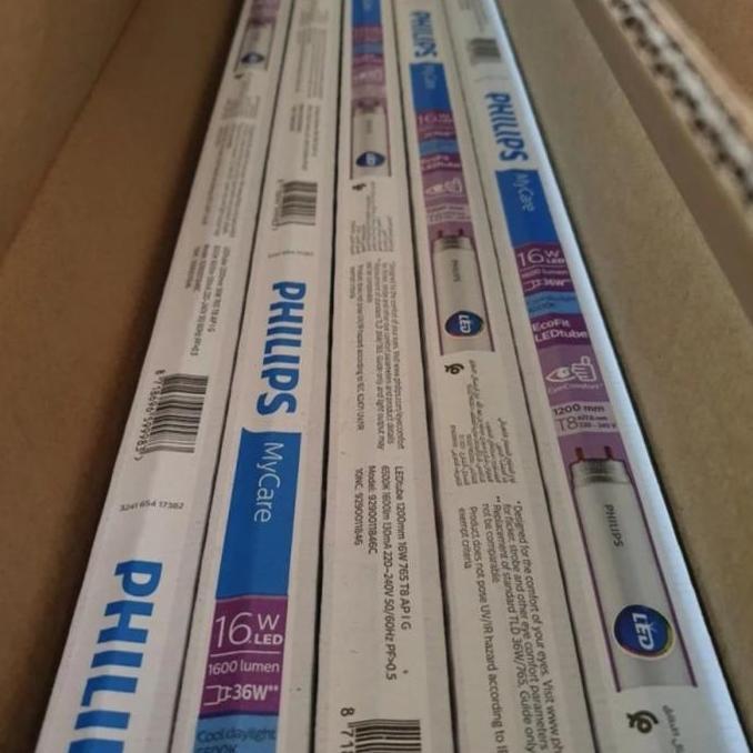 Lightx- Lampu Philips Tube Ecofit 16T /T8 Led Philips 16T Putih