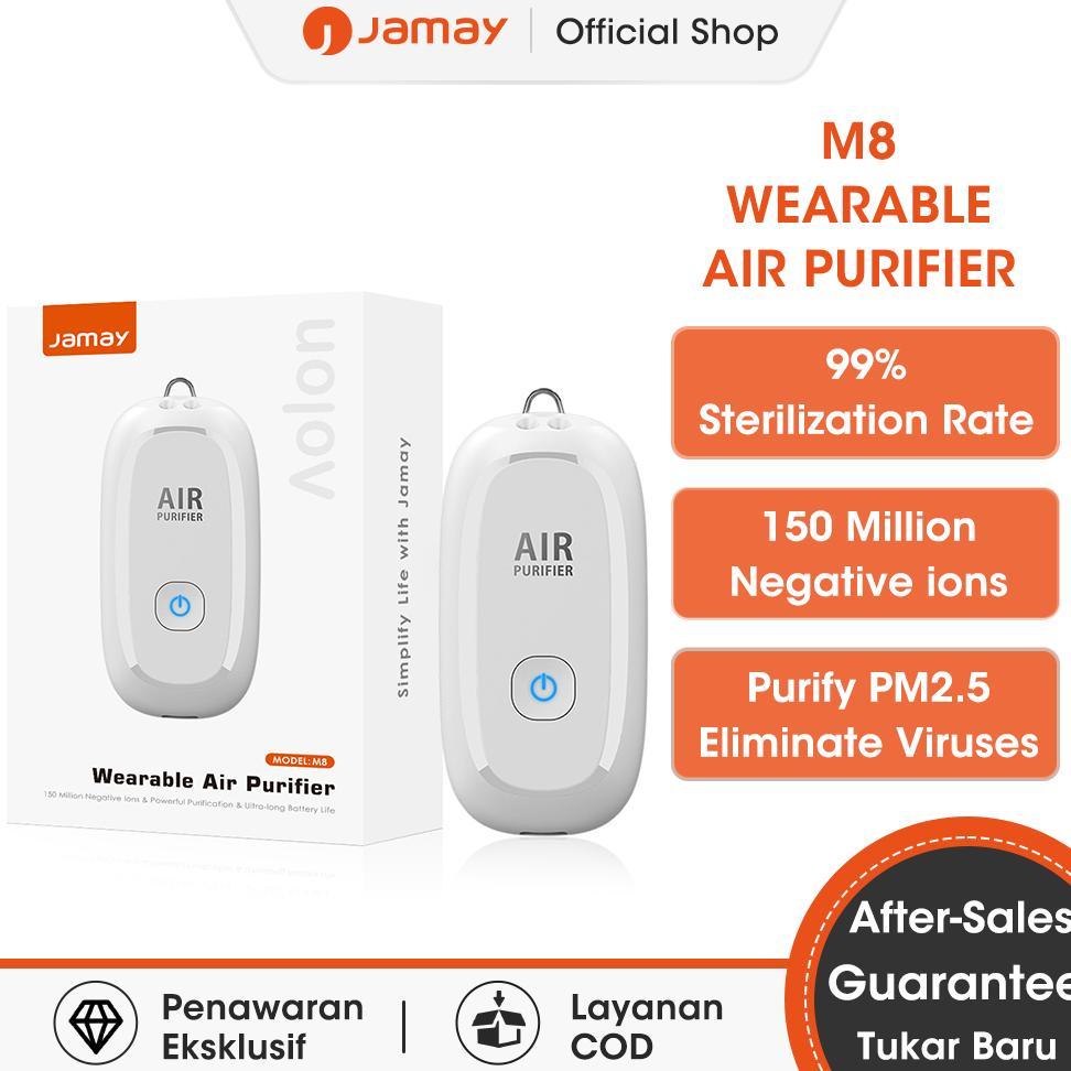 NEW JAMAY M8 AIR PURIFIER PERSONAL IONIZER PORTABLE PURIFIER KALUNG NECKLACE ION NEGATIF