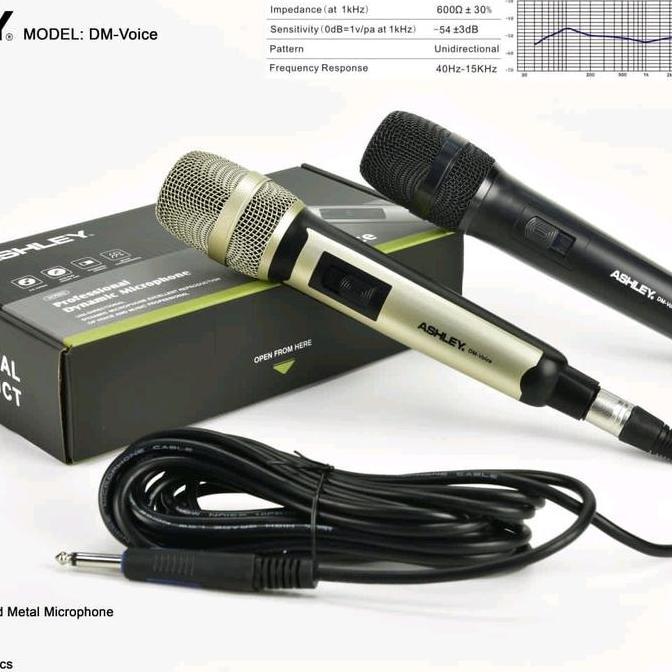 mic kabel Ashley DM Voice mikrofon