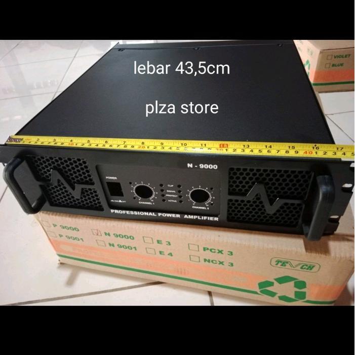 BOK POWER AMPLIFIER N9000 LENGKAP AKSESORIS UKURAN 3U BOK N9000 3U KOMPLIT ORIGINAL DAN TERPERCAYA