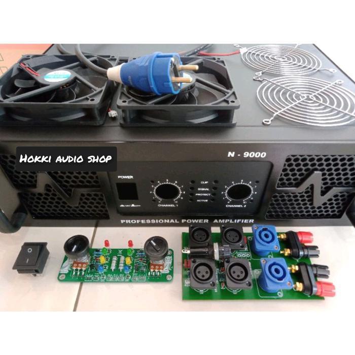 BOK POWER AMPLIFIER TIPE N9000 LENGKAP AKSESORIS UKURAN 3U BOX POWER AMPLIFIER N9000 LENGKAP DENGAN 