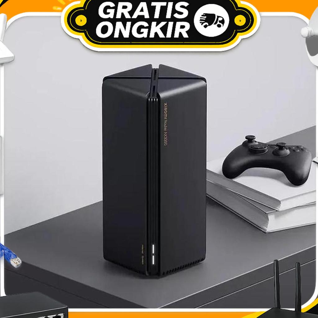 Router Wifi 6 Full Gigabit 4 Antenna Qualcomm 2.4Ghz/5Ghz Hitam Ax3000