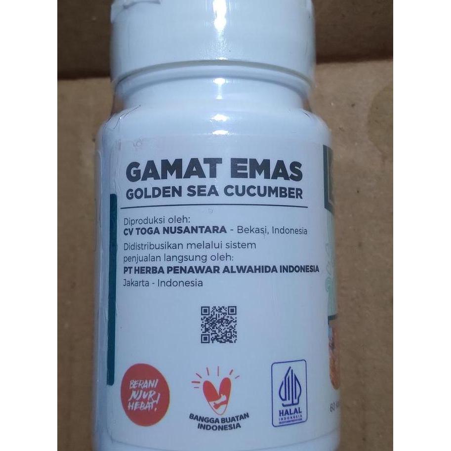 Higher- Kapsul Gamat Emas Hni Golden Sea Cucumber - Exp : 27