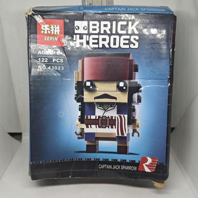 MAINAN ANAK BRICK HEROES LEPIN CAPTAIN JACK SPARROW FG75