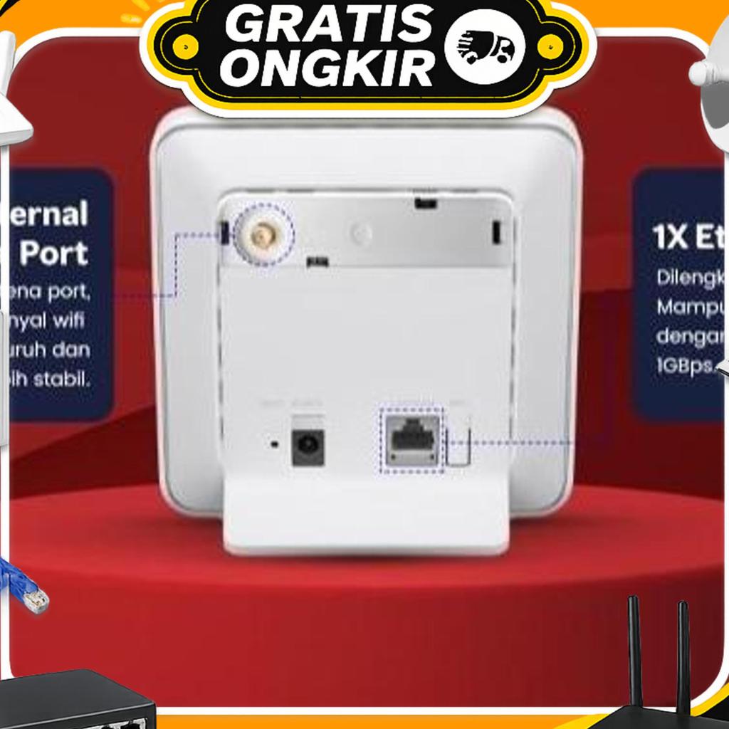 B320 Hifi Air Indosat Modem Wifi Wireless Router 4G Cpe Lte Free Kuota 180Gb