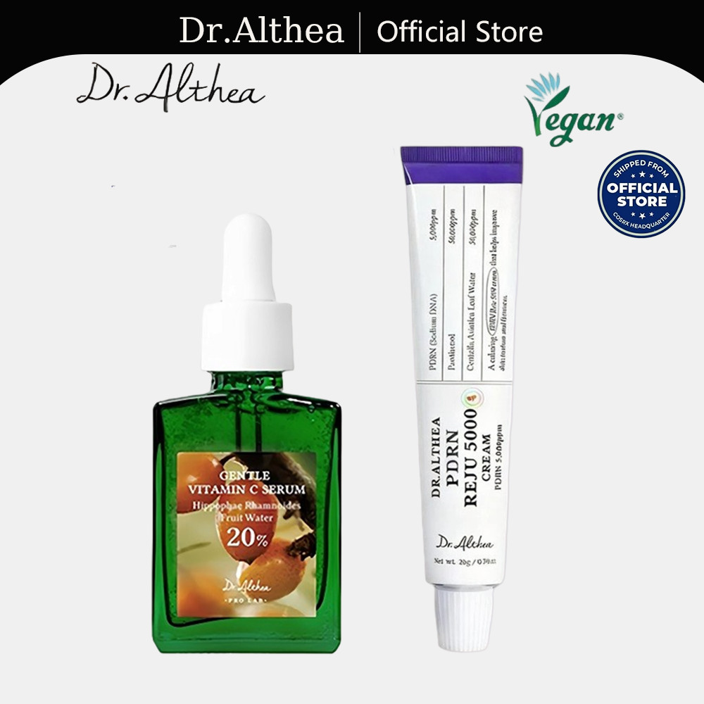 Dr.Althea Gentle Vitamin C Serum - 30ml+Dr.Althea PDRN Reju 5000 Cream 20g