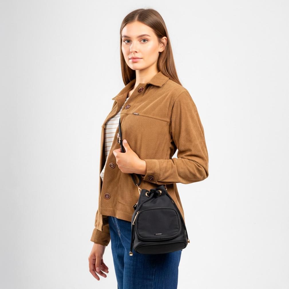 NEW PROMO C2 Shafea Black Small Bucket Bag - Tas Bucket Wanita