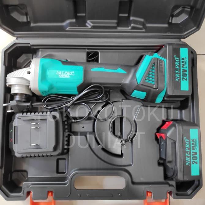 LARIS NRT-PRO MESIN GERINDA BATERAI CORDLESS GRINDER NRT PRO TG99DC 20V