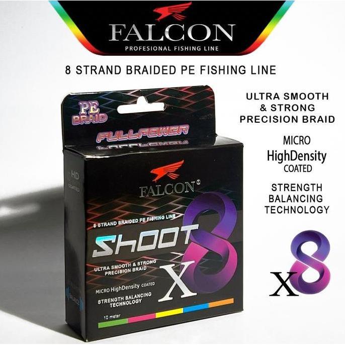 SENAR PE FALCON SHOOT X8 300/500 METER-MULTI COLOR FD99